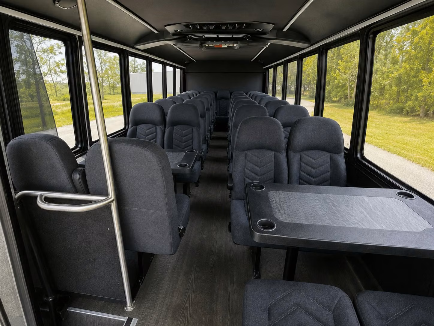 18 passenger minibus interior