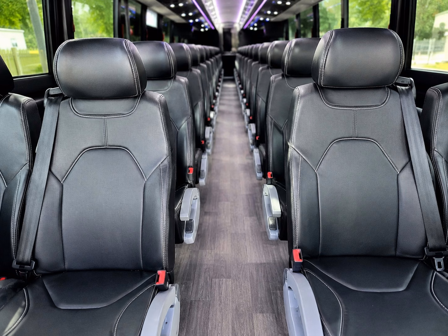 charter buses for large aurora prom groups and school organized shuttles