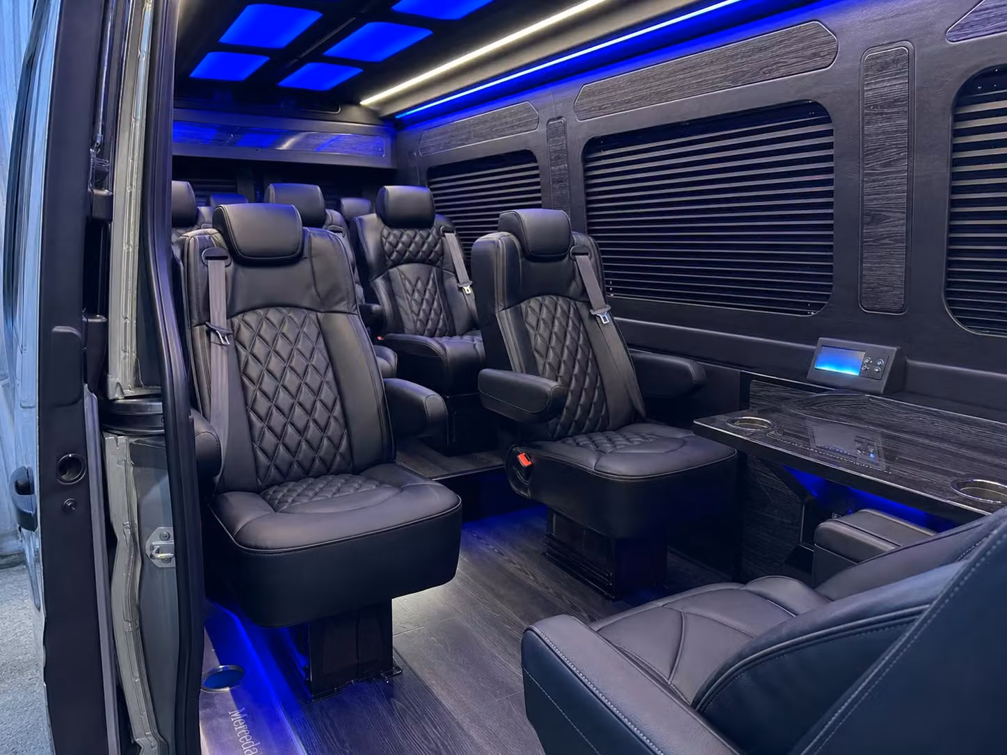 sprinter van transportation for groups and events across aurora